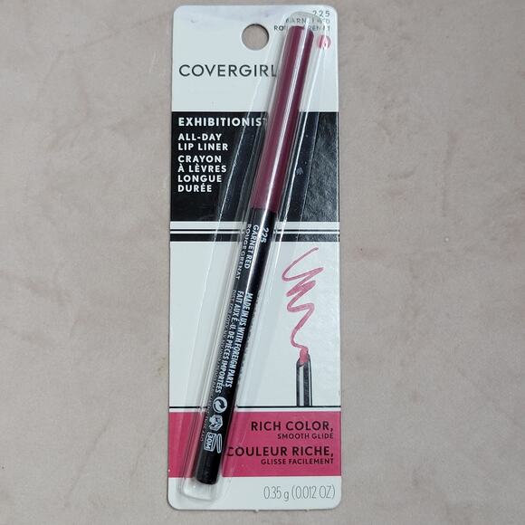 Covergirl Exhibitionist Lip Liner Garnet Red 225✨️BRAND NEW IN PACKAGE CARDED - Picture 8 of 8